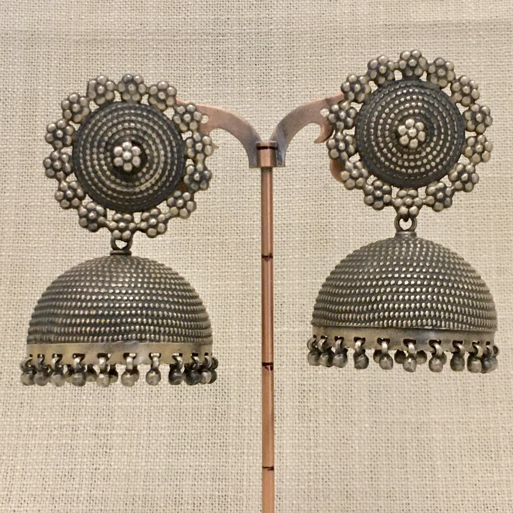 Silver Jhumka - Angaja Silver