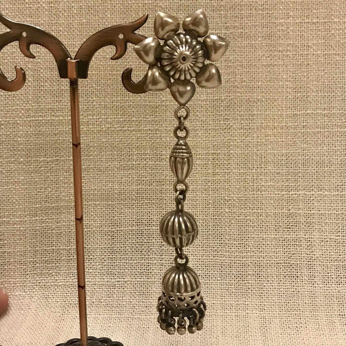 Silver Jhumka - Angaja Silver