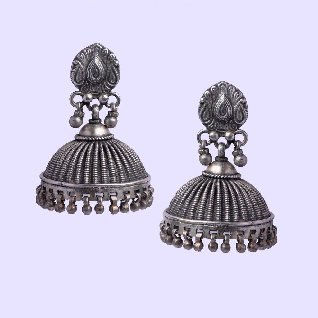 Silver Jhumka - Angaja Silver