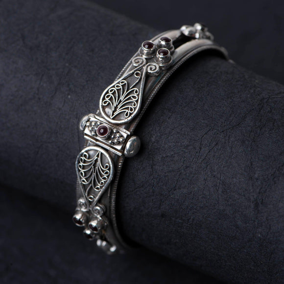 ethnic tribal silver bracelet bangle kada rajasthan india | eBay