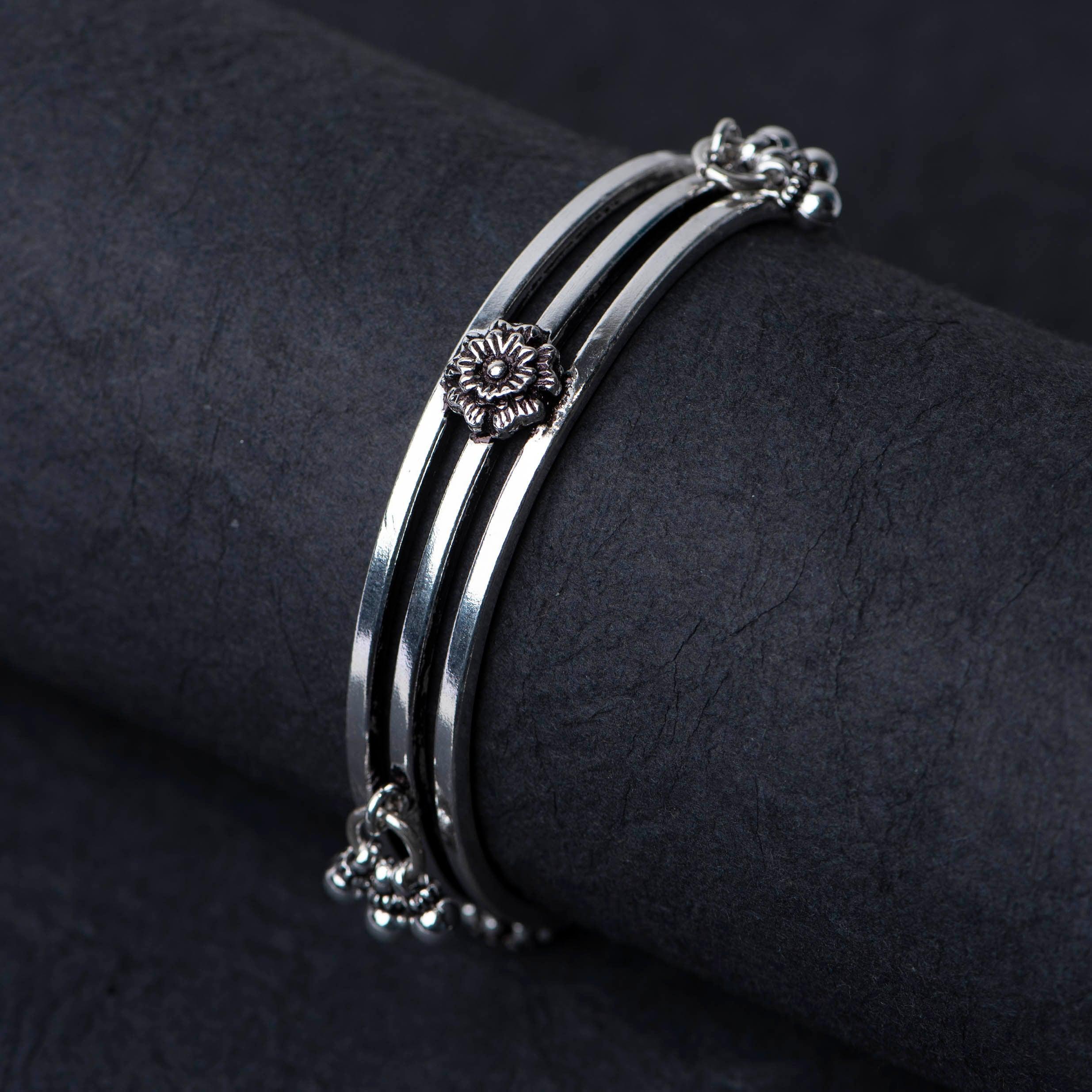 Girl Silver Kada Latest Design Silver Kada 182882