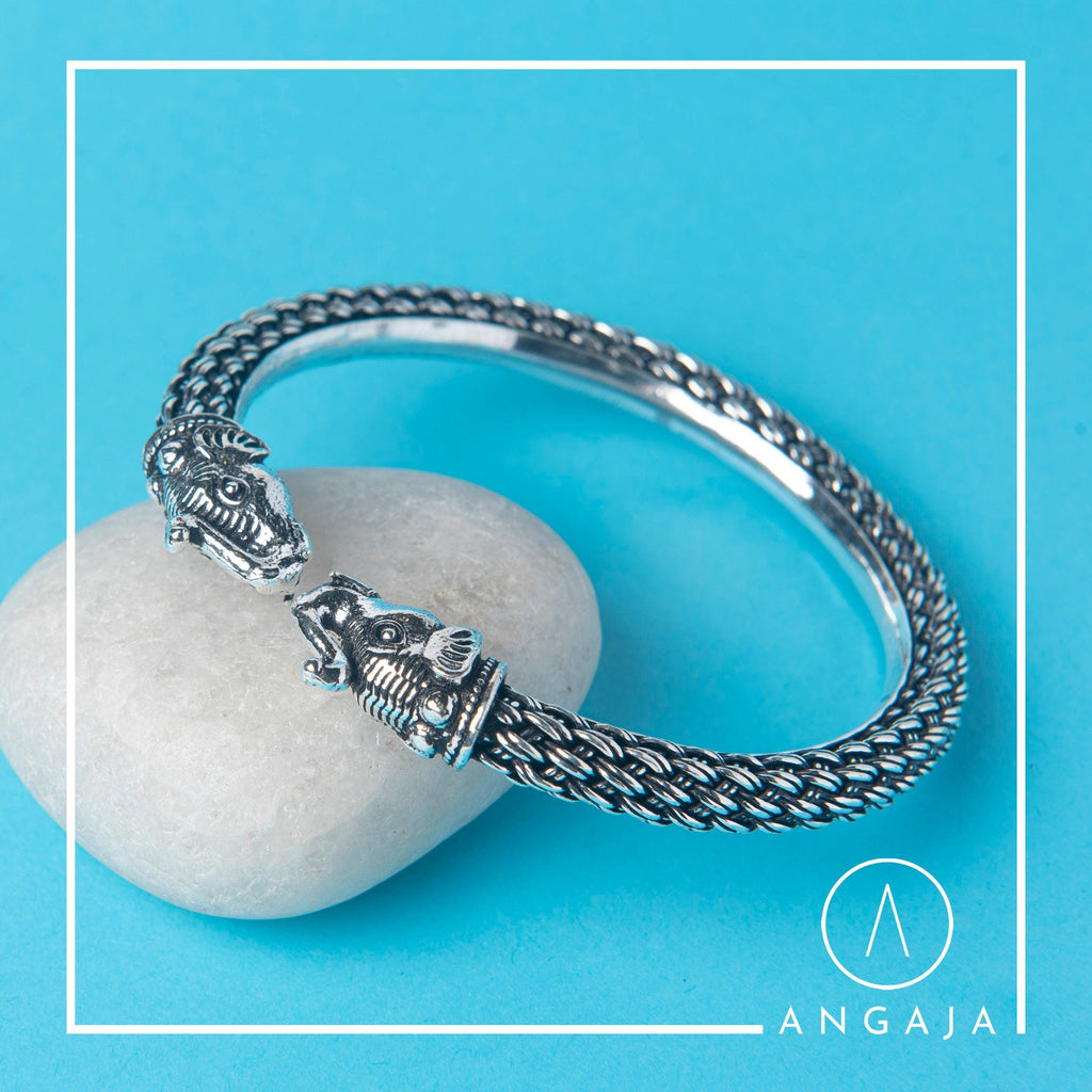 Silver Kada - Angaja Silver