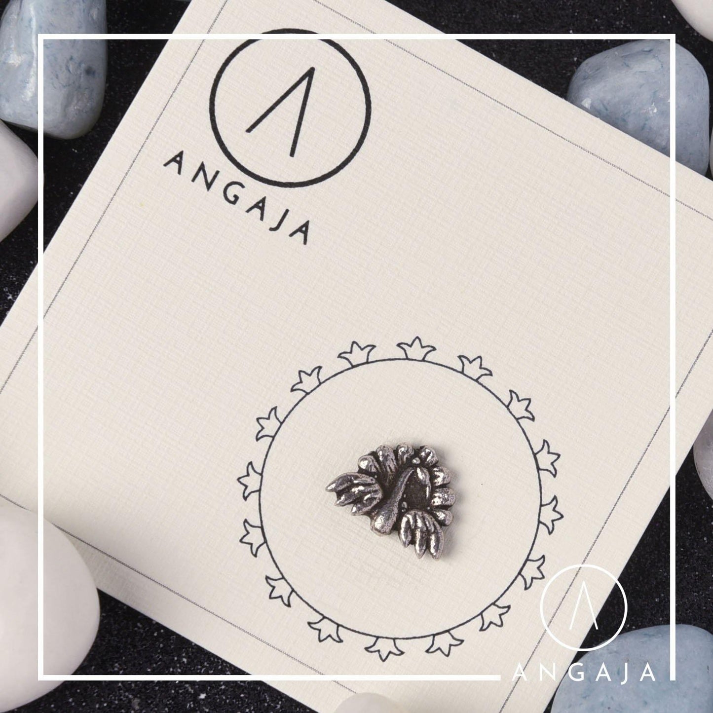 Silver Nose Pin - Angaja Silver