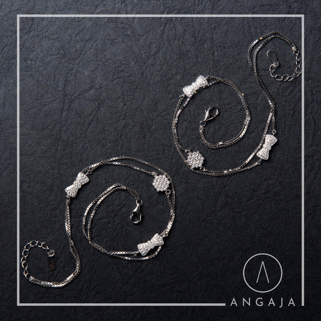 Silver Pajeb / Anklet - Angaja Silver