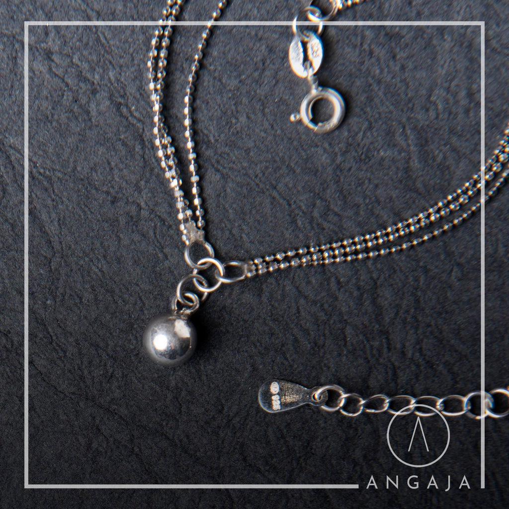 Silver Pajeb / Anklet - single pc - Angaja Silver