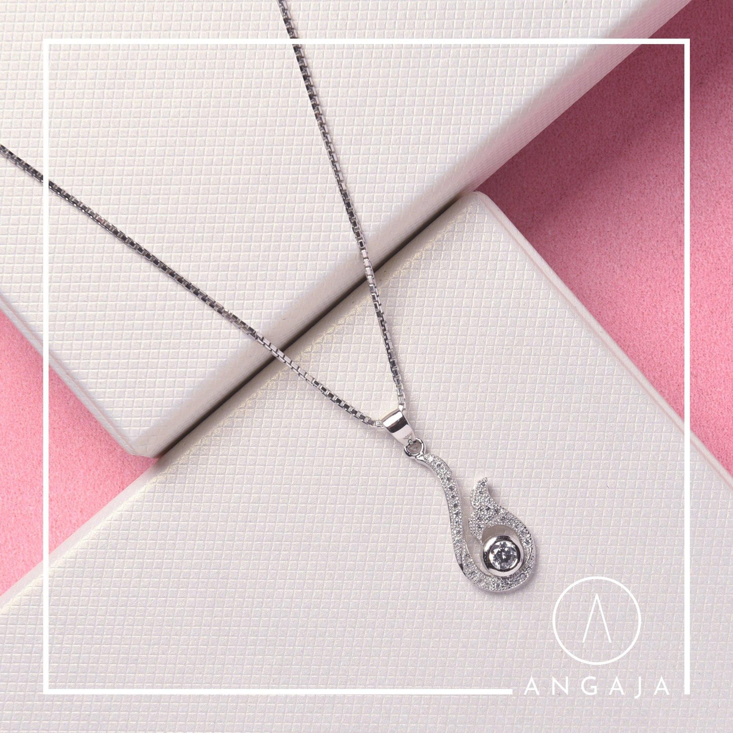 Silver Pendant Chain - Angaja Silver
