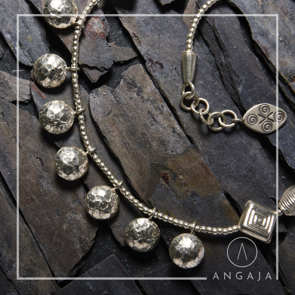 Silver Short Necklace - Angaja Silver