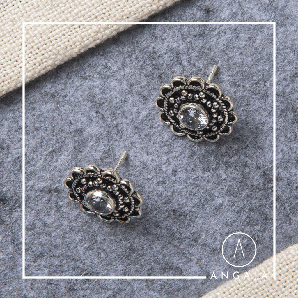 Silver Studs - Angaja Silver