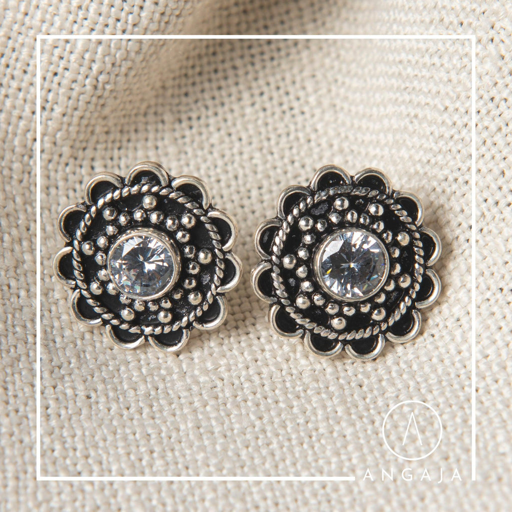 Silver Studs - Angaja Silver