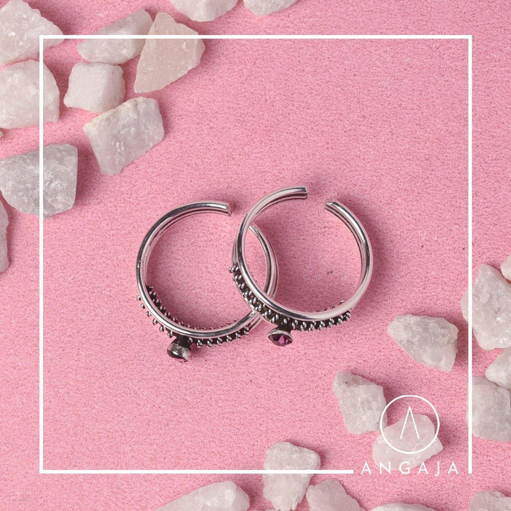 Silver Toe Ring - Angaja Silver