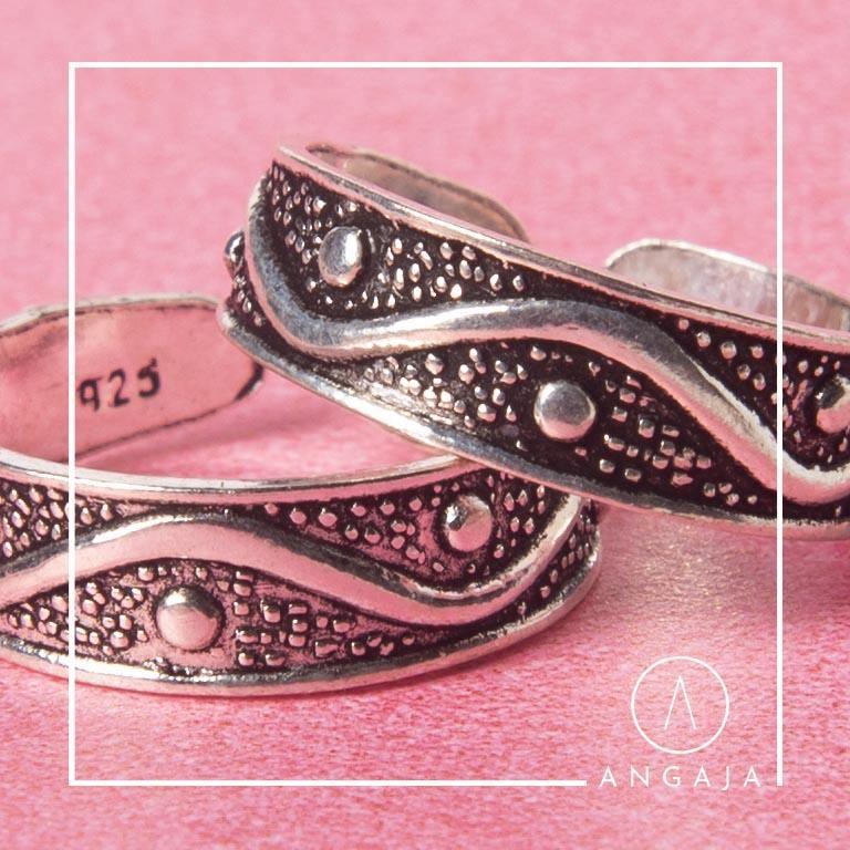 Silver Toe Ring - Angaja Silver