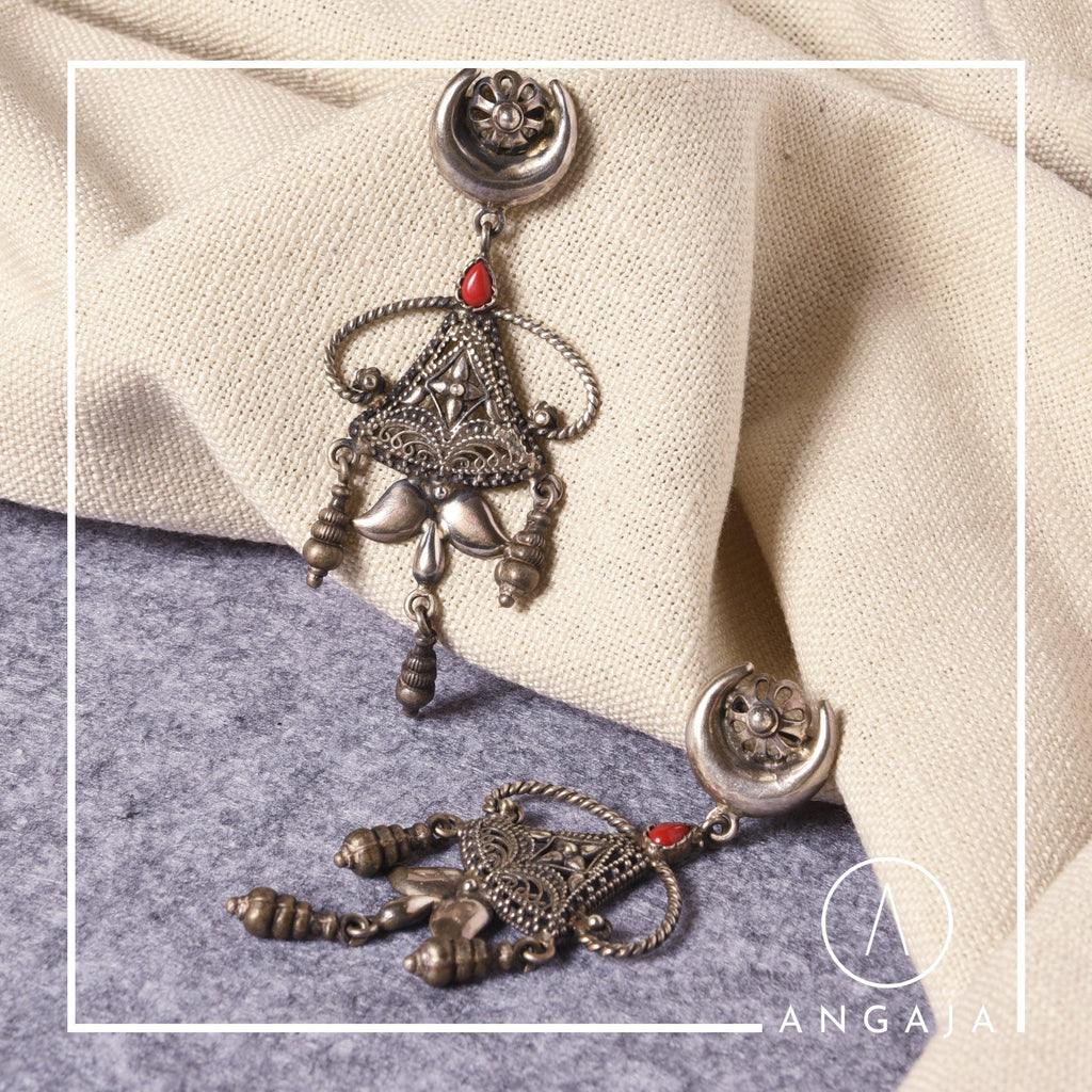 Silver earring - Angaja Silver