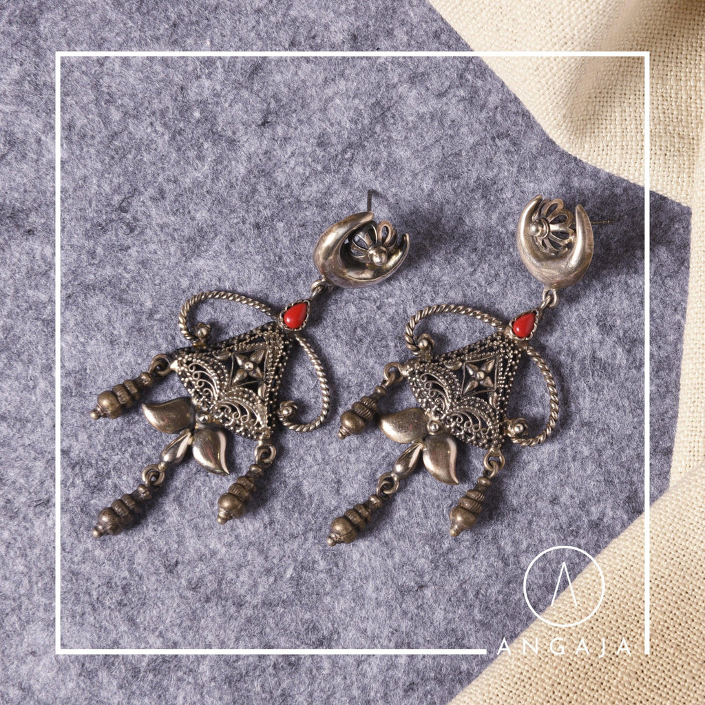 Silver earring - Angaja Silver