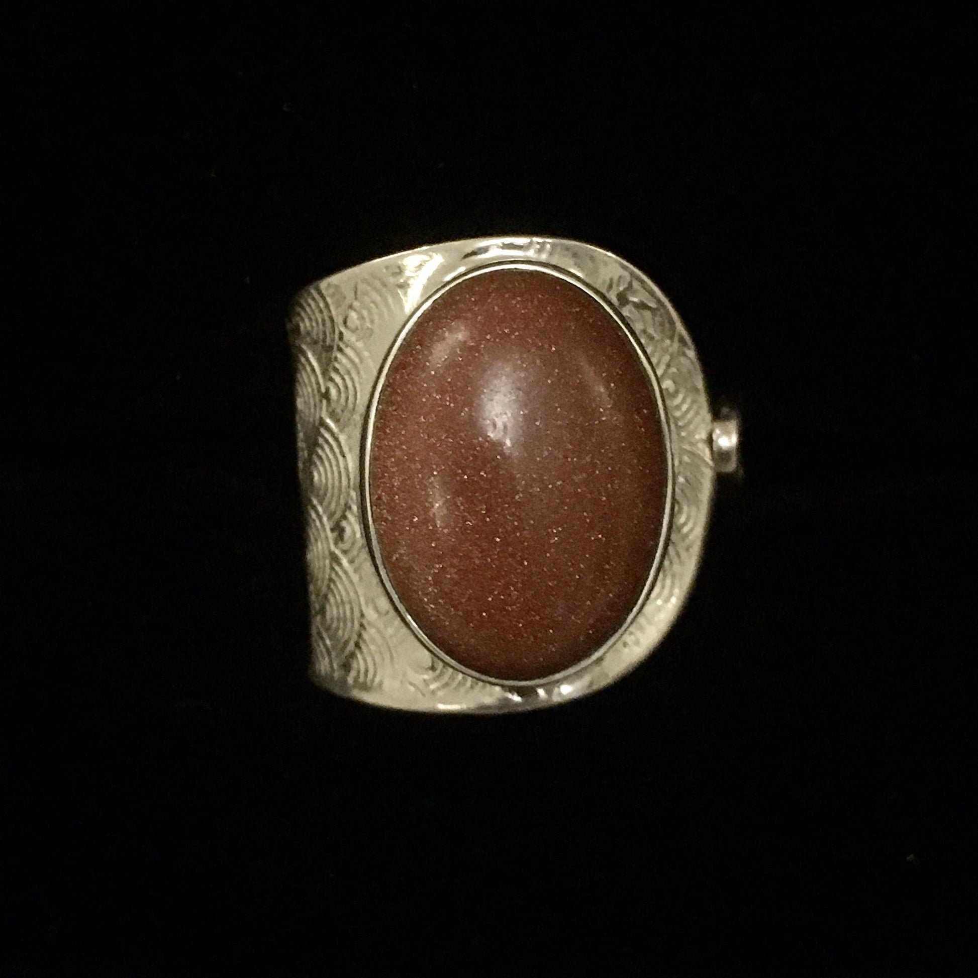 Stone Silver Ring - Angaja Silver