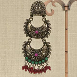 Temple Chand Earrings - Angaja Silver
