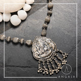 Temple Pendant Silver Necklace - Angaja Silver