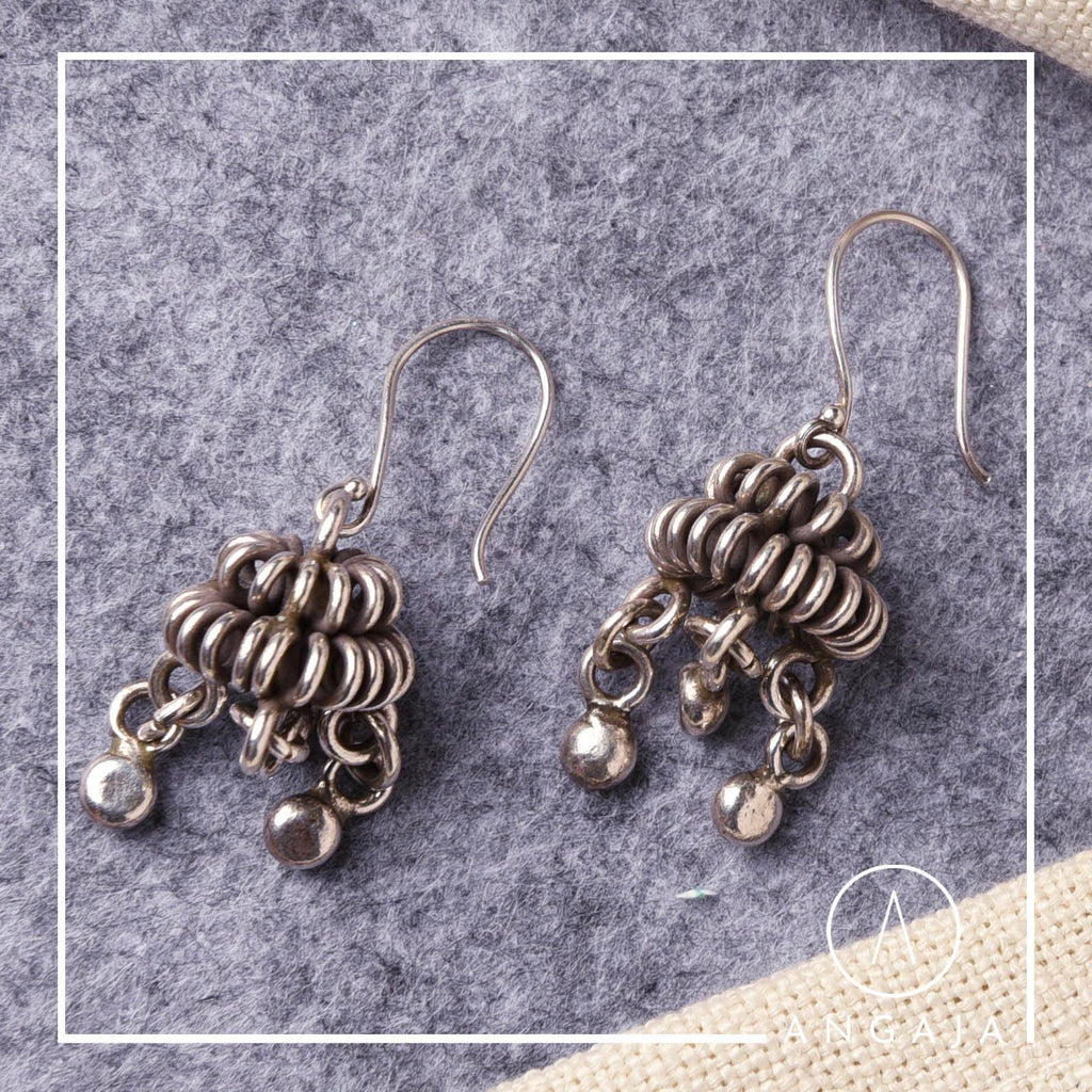 Thai Silver Earrings - Angaja Silver