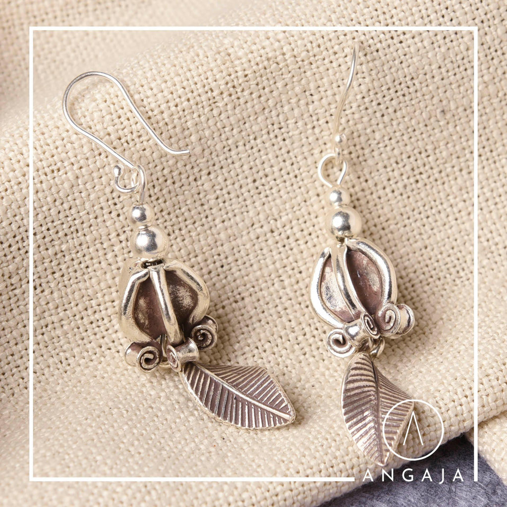 Thai Silver Earrings - Angaja Silver