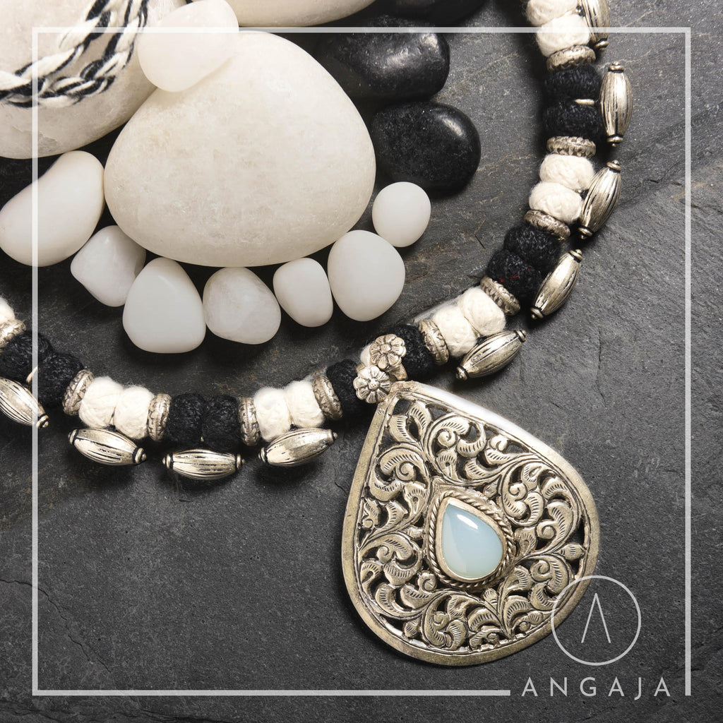 Tribal Necklace - Angaja Silver