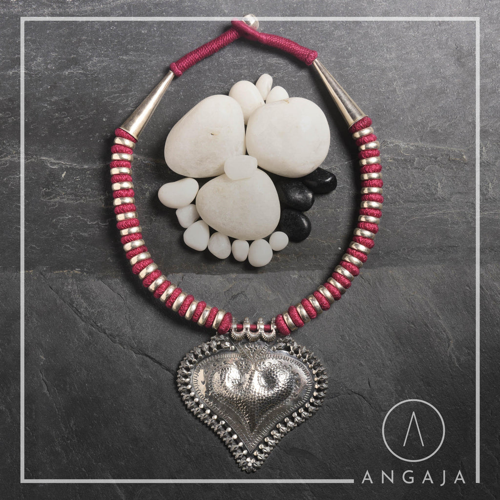 Tribal Necklace - Angaja Silver