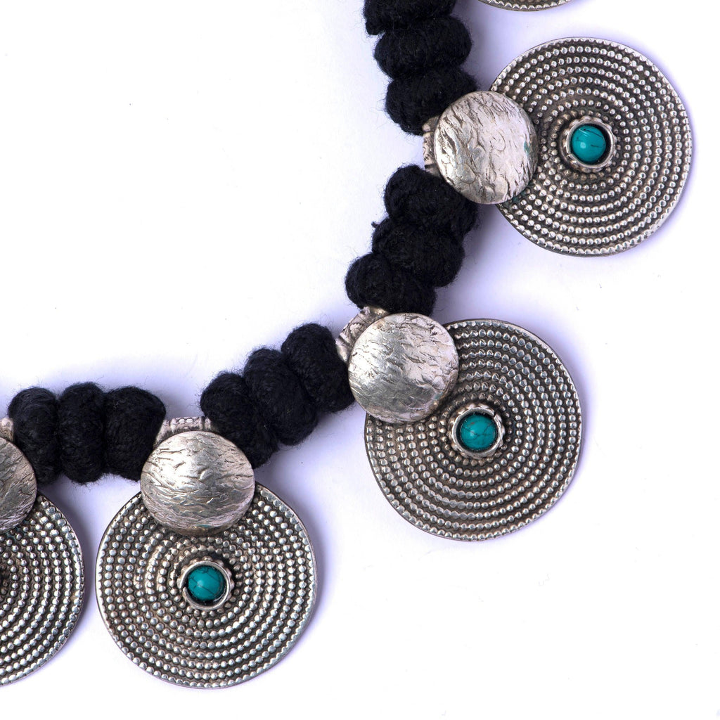 Tribal Silver Necklace - Angaja Silver