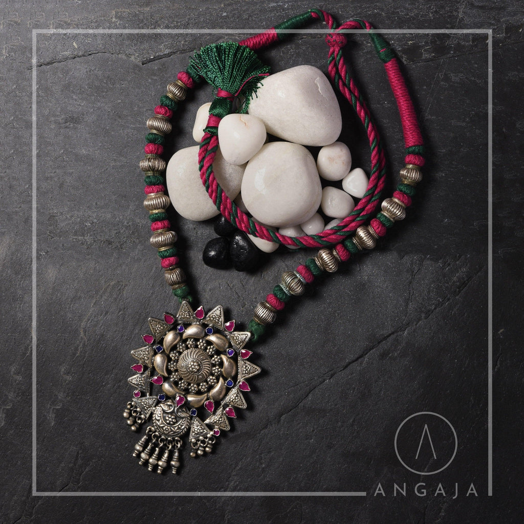 Tribal Silver Necklace - Angaja Silver