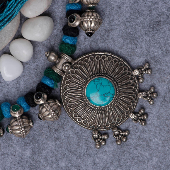 Tribal Silver Necklace - Angaja Silver