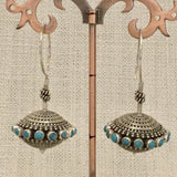 Turquoise Earrings - Angaja Silver