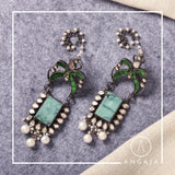 Turquoise Royal with Chain - Angaja Silver