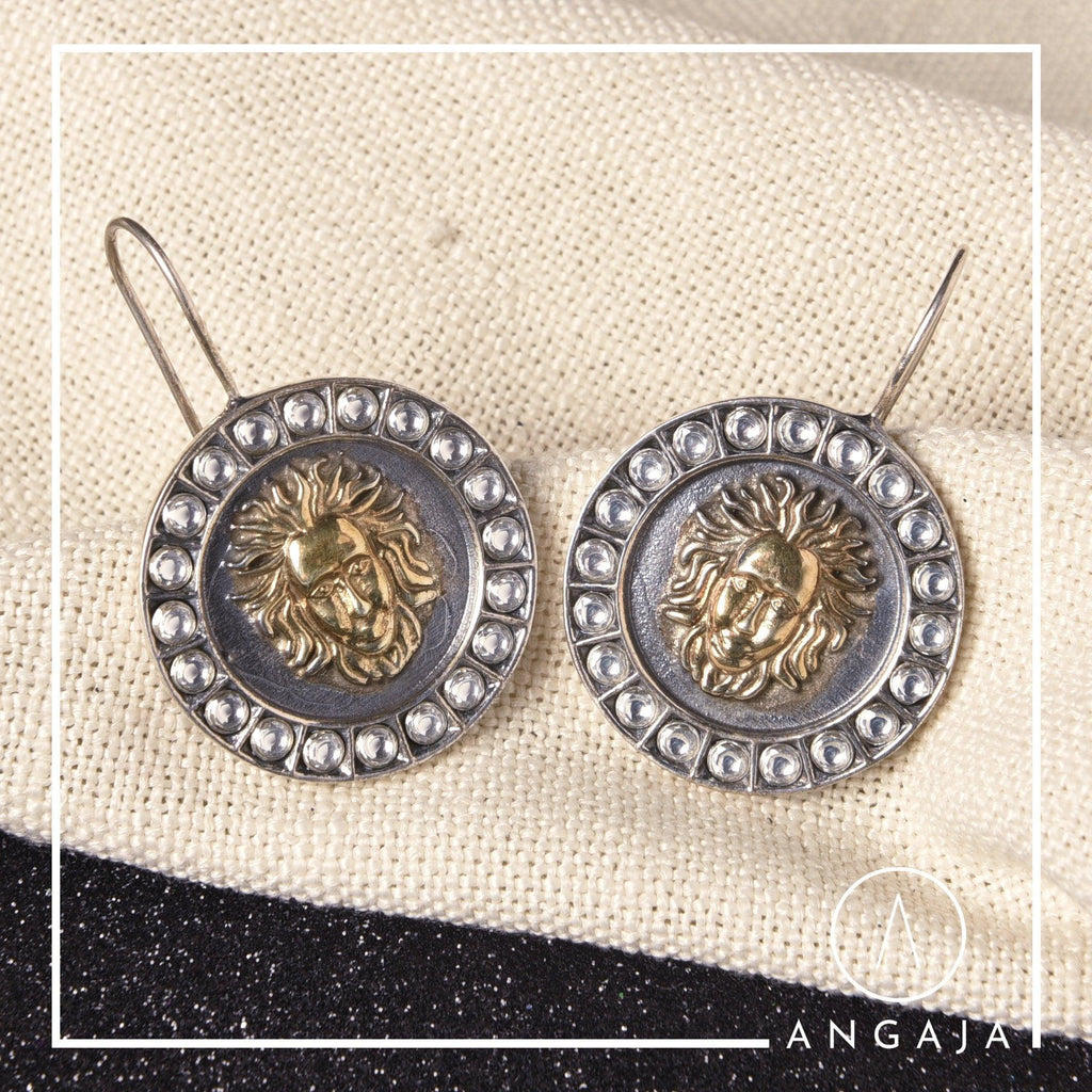 Varsace Cutstone Earring - Angaja Silver