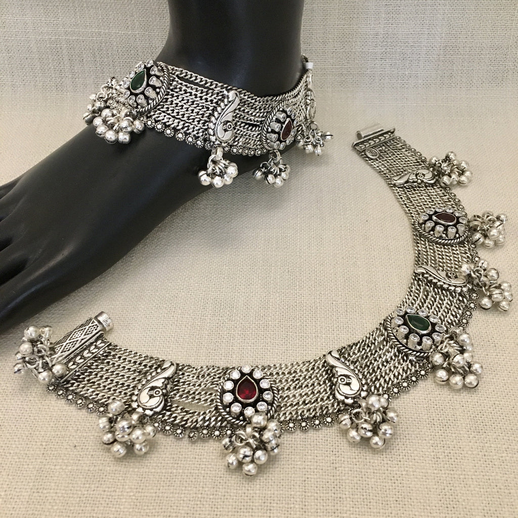 Bridal Pajeb - Angaja Silver